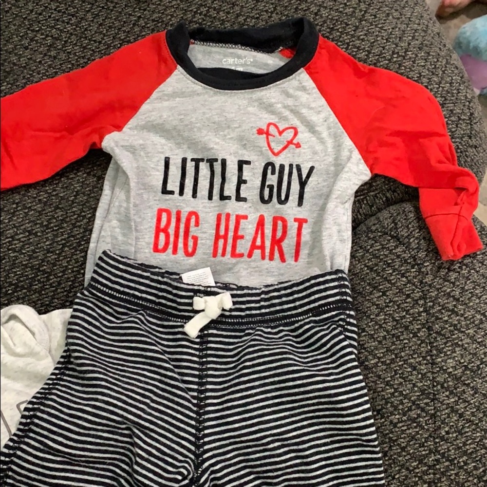 Carters 2 piece valentines outfit